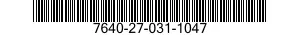 7640-27-031-1047 MAP 7640270311047 270311047