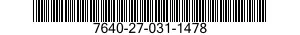 7640-27-031-1478 MAP 7640270311478 270311478