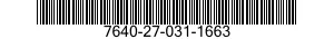 7640-27-031-1663 MAP 7640270311663 270311663