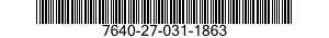 7640-27-031-1863 MAP 7640270311863 270311863