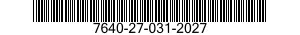 7640-27-031-2027 MAP 7640270312027 270312027