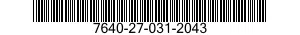 7640-27-031-2043 MAP 7640270312043 270312043