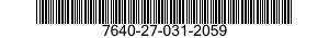 7640-27-031-2059 MAP 7640270312059 270312059