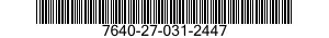 7640-27-031-2447 MAP 7640270312447 270312447