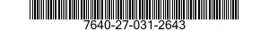 7640-27-031-2643 MAP 7640270312643 270312643