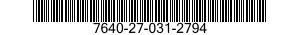 7640-27-031-2794 MAP 7640270312794 270312794