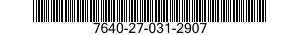 7640-27-031-2907 MAP 7640270312907 270312907