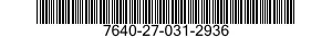 7640-27-031-2936 MAP 7640270312936 270312936