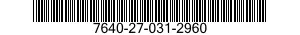 7640-27-031-2960 MAP 7640270312960 270312960