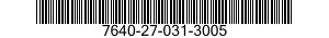 7640-27-031-3005 MAP 7640270313005 270313005