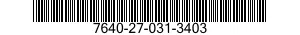 7640-27-031-3403 MAP 7640270313403 270313403