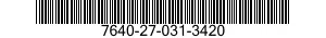 7640-27-031-3420 MAP 7640270313420 270313420