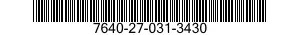 7640-27-031-3430 MAP 7640270313430 270313430