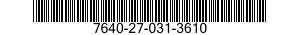 7640-27-031-3610 MAP 7640270313610 270313610