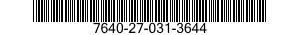 7640-27-031-3644 MAP 7640270313644 270313644