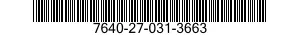 7640-27-031-3663 MAP 7640270313663 270313663