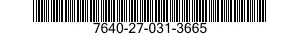 7640-27-031-3665 MAP 7640270313665 270313665