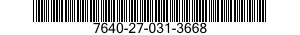 7640-27-031-3668 MAP 7640270313668 270313668