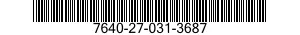 7640-27-031-3687 MAP 7640270313687 270313687