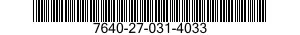 7640-27-031-4033 MAP 7640270314033 270314033