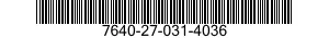 7640-27-031-4036 MAP 7640270314036 270314036