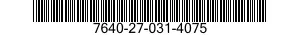 7640-27-031-4075 MAP 7640270314075 270314075