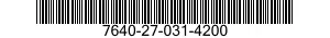 7640-27-031-4200 MAP 7640270314200 270314200