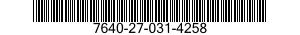 7640-27-031-4258 MAP 7640270314258 270314258