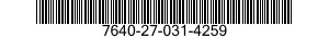 7640-27-031-4259 MAP 7640270314259 270314259