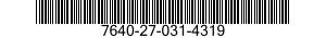 7640-27-031-4319 MAP 7640270314319 270314319