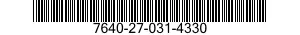 7640-27-031-4330 MAP 7640270314330 270314330