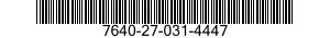 7640-27-031-4447 MAP 7640270314447 270314447