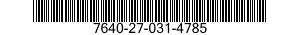 7640-27-031-4785 MAP 7640270314785 270314785