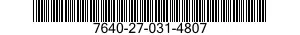 7640-27-031-4807 MAP 7640270314807 270314807