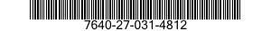 7640-27-031-4812 MAP 7640270314812 270314812