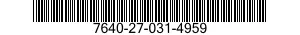 7640-27-031-4959 MAP 7640270314959 270314959