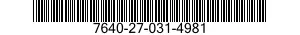 7640-27-031-4981 MAP 7640270314981 270314981