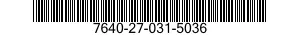 7640-27-031-5036 MAP 7640270315036 270315036