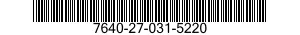 7640-27-031-5220 MAP 7640270315220 270315220