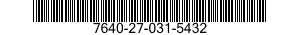 7640-27-031-5432 MAP 7640270315432 270315432