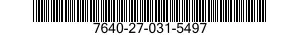 7640-27-031-5497 MAP 7640270315497 270315497
