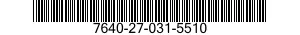 7640-27-031-5510 MAP 7640270315510 270315510