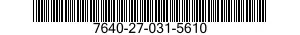 7640-27-031-5610 MAP 7640270315610 270315610