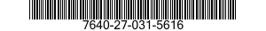 7640-27-031-5616 MAP 7640270315616 270315616