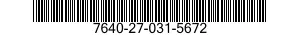 7640-27-031-5672 MAP 7640270315672 270315672