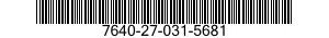 7640-27-031-5681 MAP 7640270315681 270315681