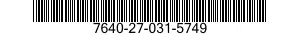 7640-27-031-5749 MAP 7640270315749 270315749