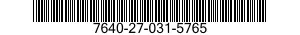 7640-27-031-5765 MAP 7640270315765 270315765
