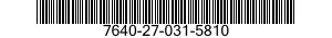 7640-27-031-5810 MAP 7640270315810 270315810