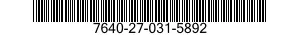 7640-27-031-5892 MAP 7640270315892 270315892